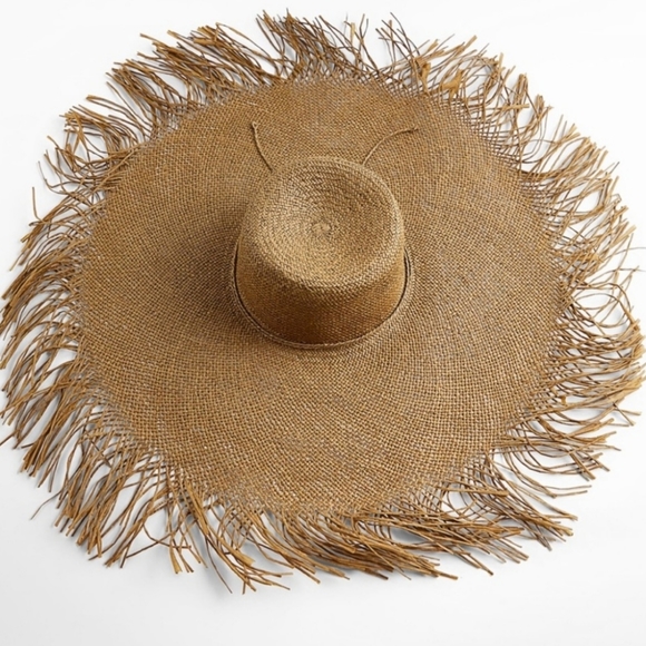 Zara frayed sun hat - Picture 2 of 5